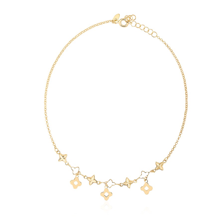 14 Ayar Sarı Altın Özel Tasarım Sallantılı Bileklik