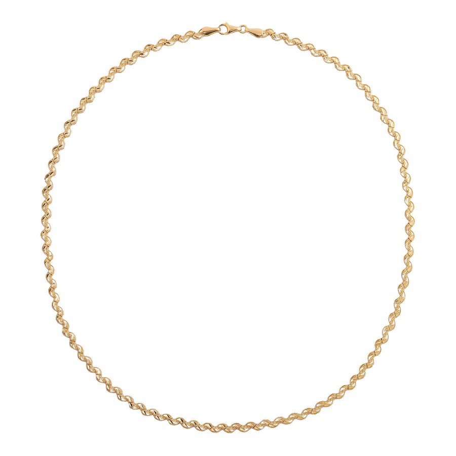 14 Ayar Sarı Altın Modern Özel Tasarım Kolye