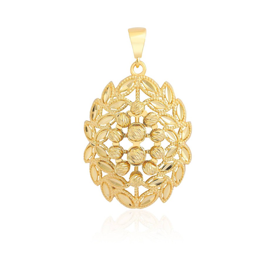 14 Ayar Sarı Altın Kalemli Kolye Ucu