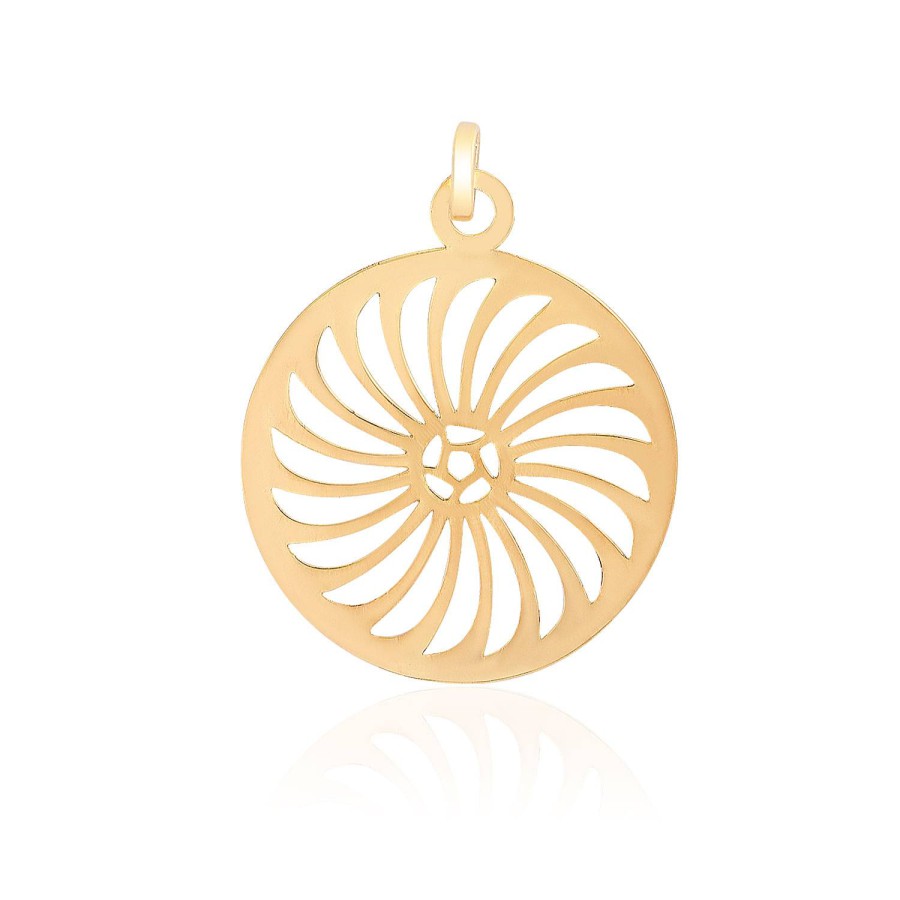 14 Ayar Sarı Altın Özel Tasarım Kolye Ucu