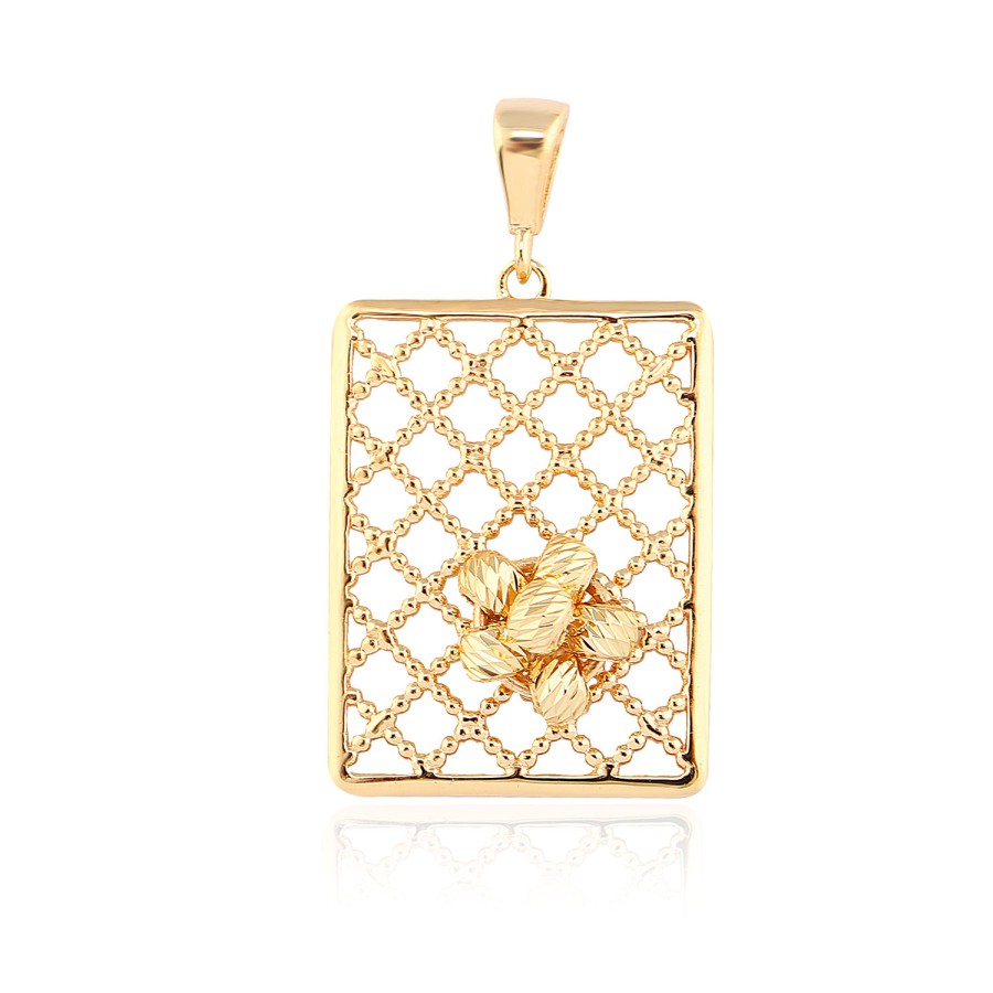 14 Ayar Sarı Altın Özel Tasarım Kolye Ucu