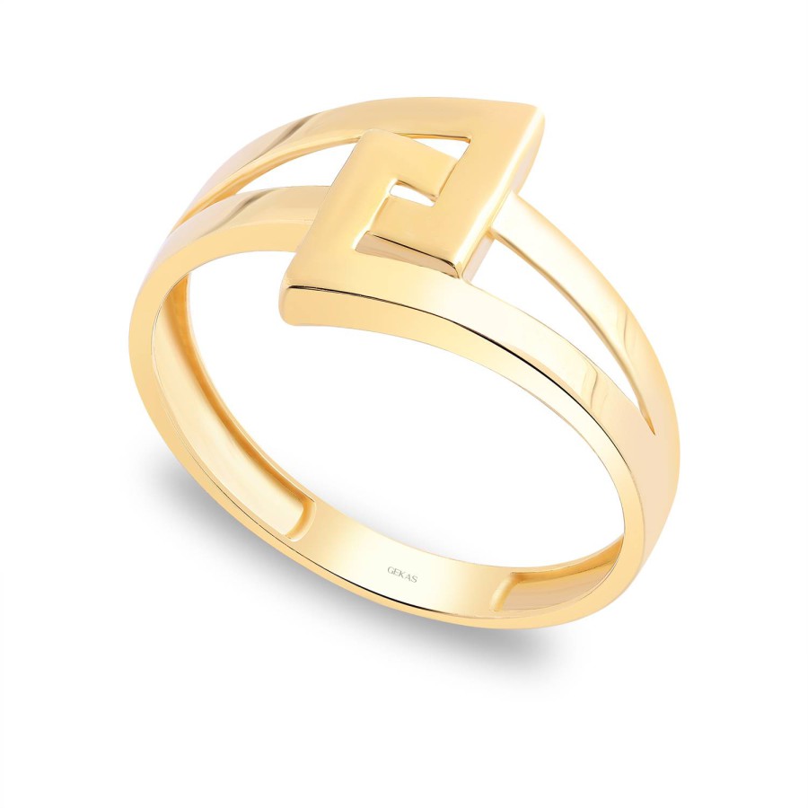 14 Ayar Sarı Altın Sade Yüzük