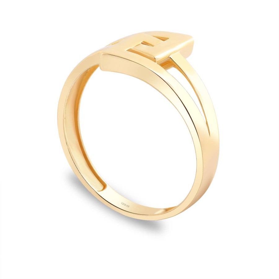 14 Ayar Sarı Altın Sade Yüzük