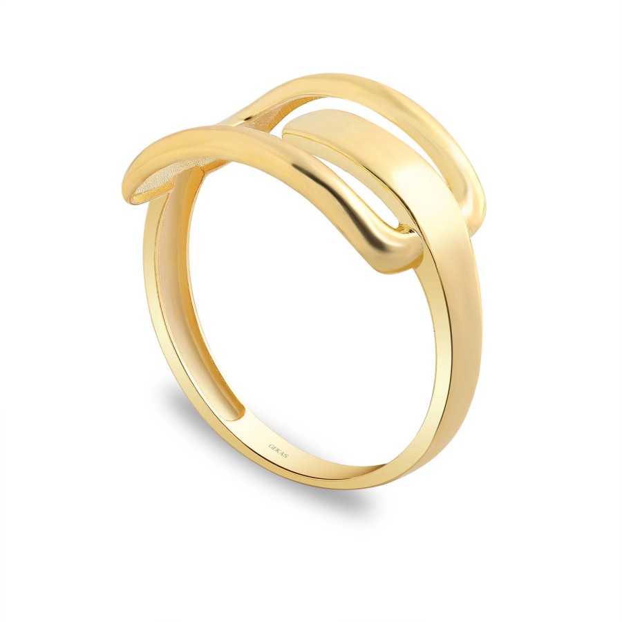 14 Ayar Sarı Altın Taşsız Yüzük