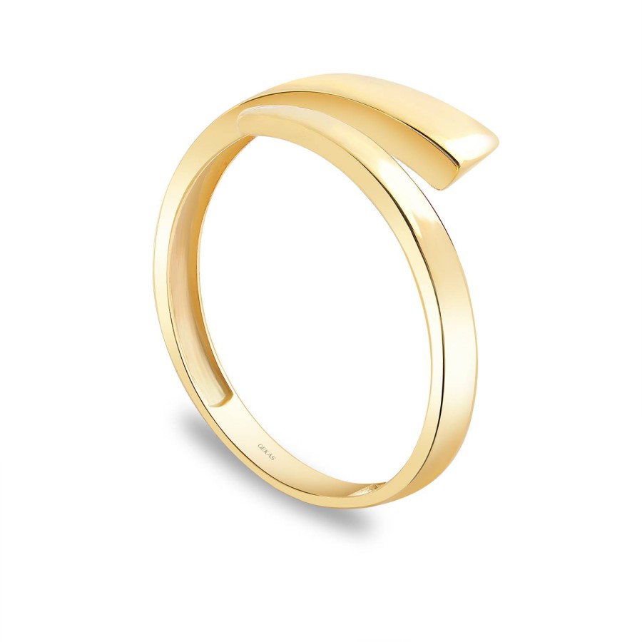 14 Ayar Sarı Altın Taşsız Yüzük